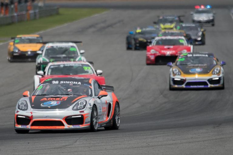 Porsche Cayman GT4 Trophy Thailand entries fired up for Chang International Circuit finale