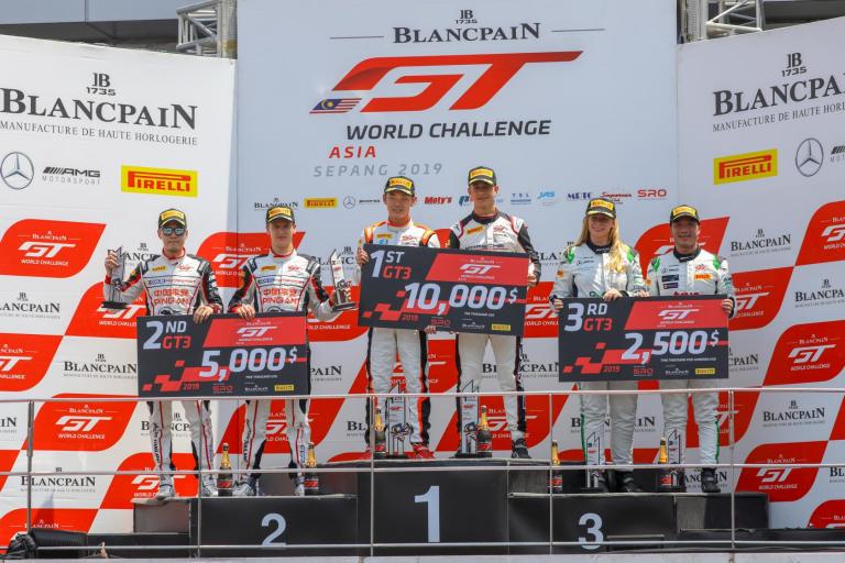 Porsche 911 GT3 R claims maiden victory during Blancpain GT World Challenge Asia Sepang opener