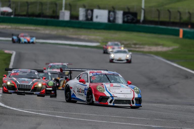Podiums for Porsche Motorsport Asia Pacific customers in China GT Shanghai weekend    