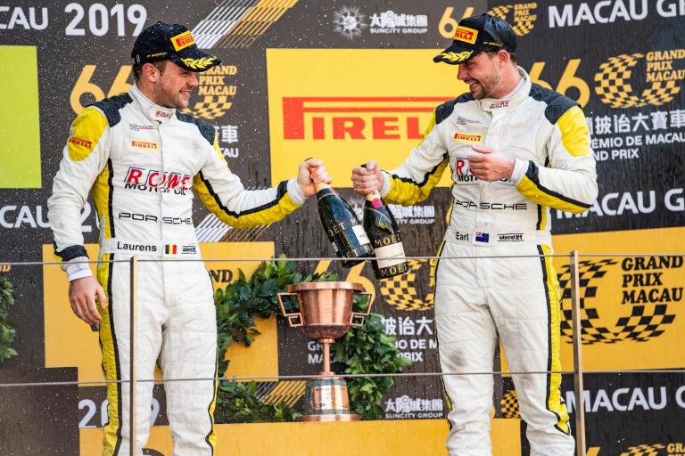 Porsche customer scores double podium in fifth FIA GT World Cup from Macau